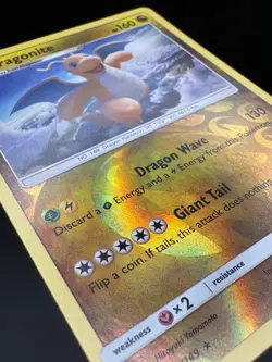 Dragonite 96/149 Reverse Holo - Sun & Moon Base Set Pokemon Card NM - Image 3