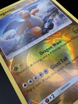 Dragonite 96/149 Reverse Holo - Sun & Moon Base Set Pokemon Card NM - Image 4