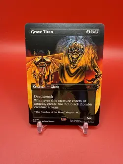 MTG Grave Titan 2188 Secret Lair Drop Series Iron Maiden Album Art NM - Image 1
