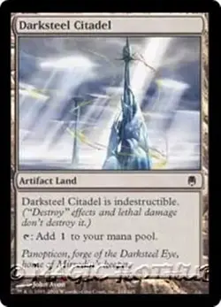 DARKSTEEL CITADEL Darksteel MTG Artifact Land Com MP - Image 1