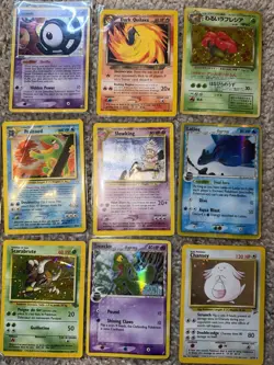 🔥 Pokemon TCG Vintage Damaged Lot Of 10 Cards Slowking Politoed Latios Treecko - Image 4