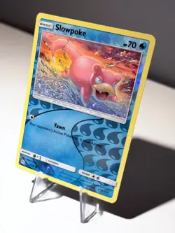 Slowpoke 12/68 Reverse Holo Hidden Fates Rare Pokemon TCG Pokemon Card VLP - Image 1