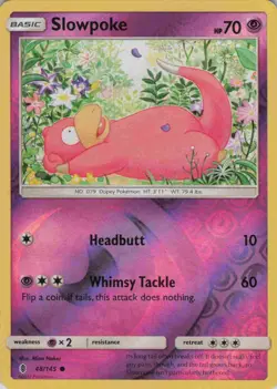Slowpoke 48/145 C Guardians Rising Pokemon Reverse Holo NM/M - Image 1