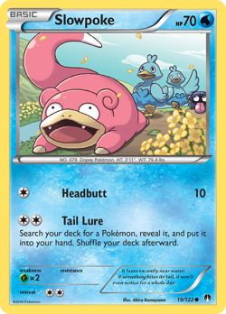 Slowpoke 19/122 C BREAKpoint Pokemon NM/M - Image 1