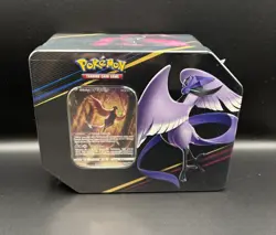 Pokemon Galarian Articuno Crown Zenith Sealed Tin - 5 Booster Packs SCRATCH - Image 1