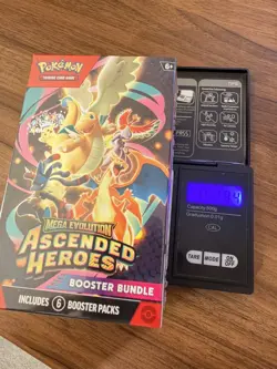 HEAVY 152.81-84g Pokemon TCG Ascended Heroes Booster Bundle NEW & SEALED - Image 1