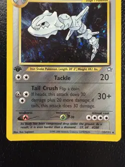Steelix 15/111 Holo Rare 1st Edition Neo Genesis Pokemon TCG With Swirl🌀MP - Image 5