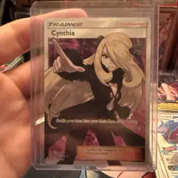 Cynthia 148/156 2018 Pokemon Ultra Prism Ultra Rare Full Art LP - Image 3