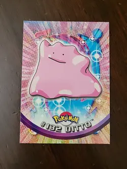 NM! 2000 Topps Pokemon TV Animation Edition Series 3 #132 Ditto - Image 1