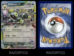 UMBREON EX 060/131 HOLO DOUBLE RARE PRISMATIC EVOLUTIONS POKEMON NM/M - Image 3
