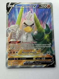 Galarian Sirfetch'd V Pokemon Vivid Voltage 174/185 Full Art Ultra Rare Gem Mint - Image 4