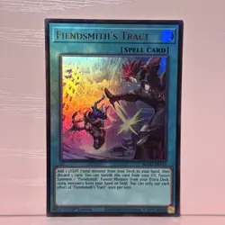 YuGiOh! Fiendsmith’s Tract (Ultra Rare) BLGG-EN125 1st Edition Near Mint NEW - Image 1