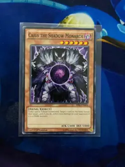 Caius the Shadow Monarch SR01-EN004 Emperor of Darkness Unlimited|Unlimited... - Image 1