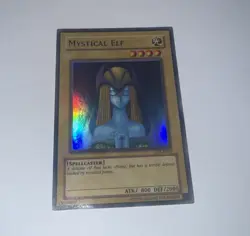 Yugioh Mystical Elf LOB-E050 Super Rare Unl (NM) - Image 3