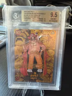 One Piece Gol D. Roger OP09-118 Gold Manga Art SEC BGS 9.5 – Emperors in the New - Image 1