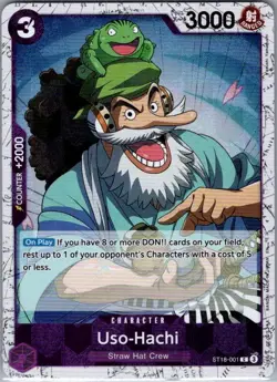 Uso-Hachi (Pirate Foil) ST18-001 English PRB02 - One Piece Card - NM - Image 1