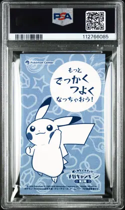 MC BUSINESS CARD Poncho-Wearing Pikachu Charizard XY Pokemon 2016 Japanese PSA 9 - Image 5