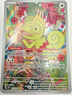 Pokemon Karte TCG Kecleon 213/191 Sturmische Funken Fullart Holo Spanisch NM - Image 1