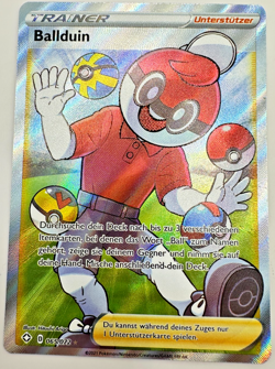 Pokemon Karte TCG Ballduin 065/072 Shining Fates Holo Rare Deutsch NM - Image 1