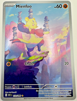 Pokemon Karte TCG Lin-Fu 133/086 Schwarze Blitze Full Holo Rare Spanisch NM - Image 1