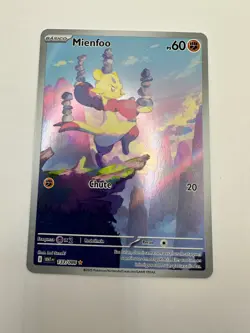 Pokemon Karte TCG Lin-Fu 133/086 Schwarze Blitze Full Holo Rare Spanisch NM - Image 2