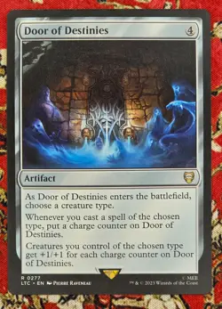 MTG Door of Destinies LTC 277 NM - Lord of the Rings Commander Near Mint - Image 1