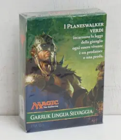 Magic The Gathering: Garruk Lingua Selvaggia. Mazzo da 30 Carte in Italiano. ... - Image 1
