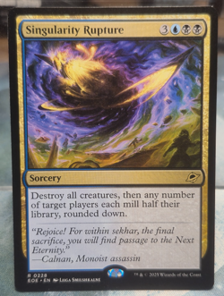 Singularity Rupture R 228 Rare EOE Edge of Eternities MTG Card Gaem Near Mint NM - Image 1