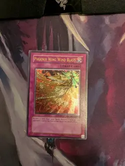 PHOENIX WING WIND BLAST YuGiOh Flaming Eternity FET-EN053 Ultimate rare holo LP - Image 1