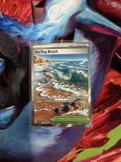 Pokemon: Surfing Beach 114/086 Ultra Rare M04: Chaos Rising (CRI) NM/M - Image 1