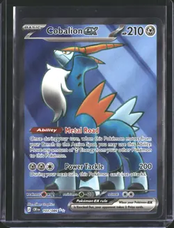 Cobalion ex 103/086 Ultra Rare ME04: Chaos Rising Pokemon NM/M - Image 1