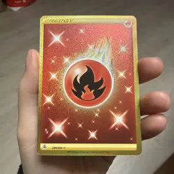 FIRE ENERGY 284/264 SECRET RARE FUSION STRIKE POKEMON NM - Image 1