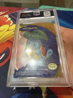 *US SELLER* PSA 10 2000 Topps Pokemon TV Animation Clear Card Squirtle #PC4 - Image 4