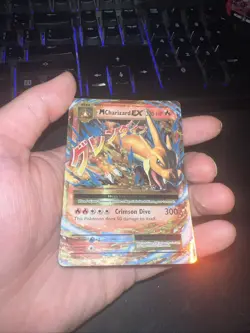 Pokemon Mega M Charizard EX Ultra Rare TCG Card 13/108 - Image 2