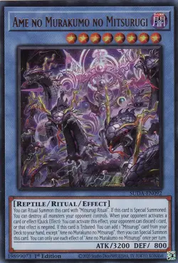 Yugioh! Ame no Murakumo no Mitsurugi - SUDA-EN092 - Ultra Rare - 1st Edition Nea - Image 1