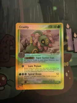 Pokemon Cradily 3/100 Sandstorm Reverse Holo Rare 100 HP Stage 2 English Card - Image 1