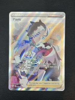 Pokemon TCG Shining Fates #069/072 Piers (Full Art) NM - Image 1