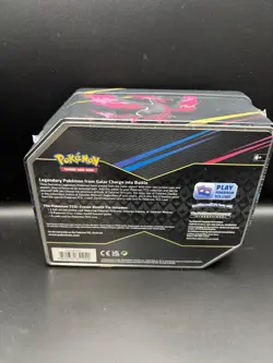 Pokemon Galarian Zapdos Crown Zenith Factory Sealed Tin - 5 Booster Packs - Image 3