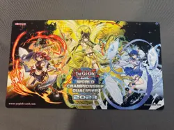 YUGIOH WCQ MIKANKO WORLD CHAMPIONSHIP QUALIFIER 2023 PLAYMAT - Image 1