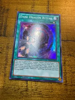 Dark Dragon Ritual DRL2-EN019 1st Edition Super Rare PL + BONUS - Image 1