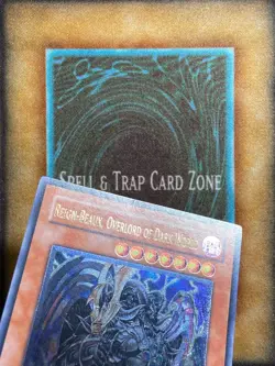 Yugioh Reign-Beaux, Overlord of Dark World STON-EN017 Ultimate Rare 1st Ed MP - Image 2