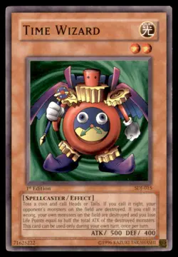 Yu Gi Oh! Time Wizard SDJ 015 Starter Deck Joey 1st Edition Regular - Image 1