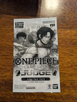 Bandai One Piece Card Game: Judge Pack Vol.6 EN Judge Promo - 1 Card Pack - Image 1