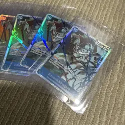 One Piece 7x English Edward.Newgate OP13-042 Carrying On His Will SR Holo Raw - Image 2
