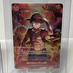 TWO Monkey.D.Luffy (Treasure Booster Set) ST10-006 One Piece Promo Card Sealed! - Image 4