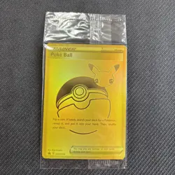 SEALED Pokemon Card Poke Ball SWSH146 Gold Celebrations 25th Anniversary - Image 1