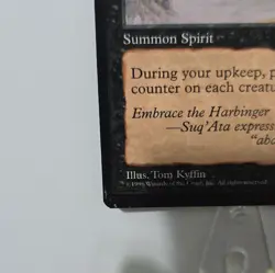 Wizards of the Coast Harbinger of Night Mirage Rare Black Creature 2/3 1996 - Image 2