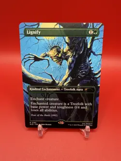 MTG Lignify 2192 Secret Lair Drop Series Iron Maiden Album Art NM - Image 1