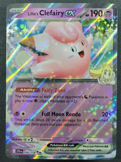 Lillie's Clefairy ex 056/159 Journey Together Double Rare Pokemon TCG - Image 1