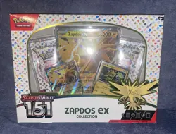 Pokemon TCG: Scarlet & Violet 151 Zapdos EX Collection Box New & Sealed - Image 1